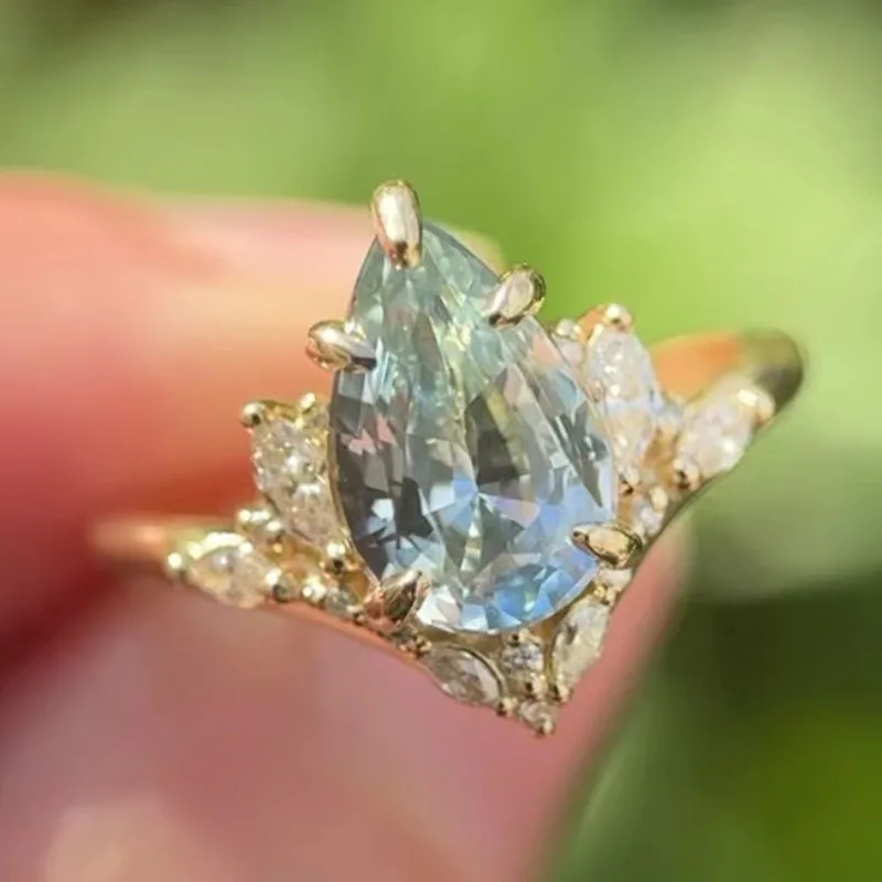 Sea Blue Gemstone Ring