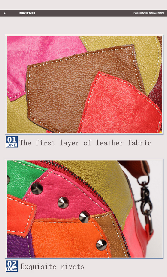 Premium Leather Backpack High Quality Designer Soft Handle Travel Bag