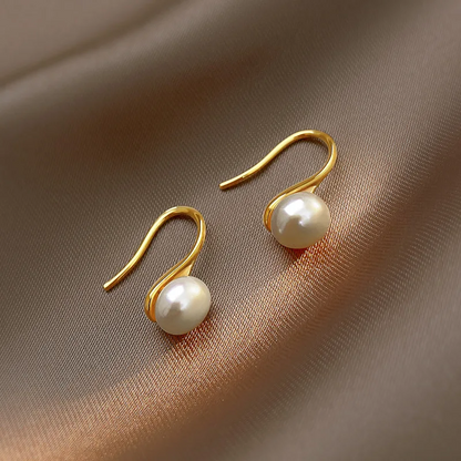 Natural Freshwater Pearl 14K Gold Filled Ladies Stud Earrings
