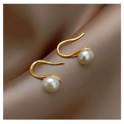 Natural Freshwater Pearl 14K Gold Filled Ladies Stud Earrings