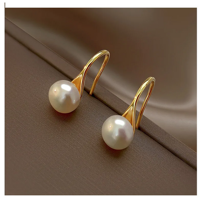 Natural Freshwater Pearl 14K Gold Filled Ladies Stud Earrings