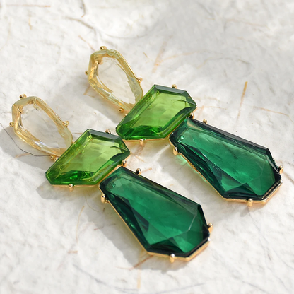 Bohemian Geometric Acrylic Drop Earrings for Women