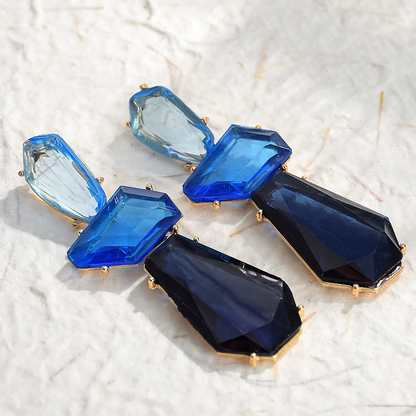 Bohemian Geometric Acrylic Drop Earrings for Women