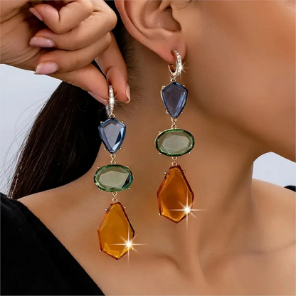 Luxury Resin Dangle Earrings for Women