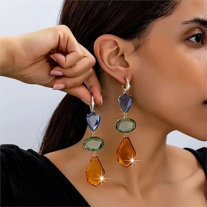 Luxury Resin Dangle Earrings for Women