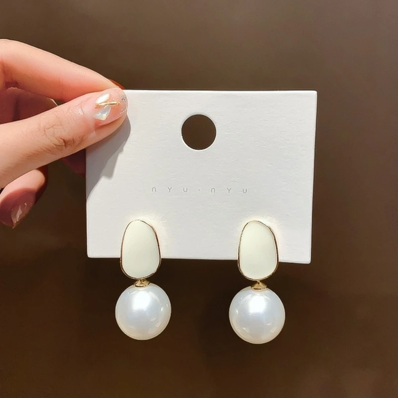Elegant Pearl Drop Earrings for Women
