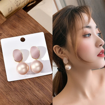 Elegant Pearl Drop Earrings for Women