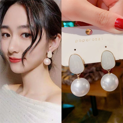 Elegant Pearl Drop Earrings for Women