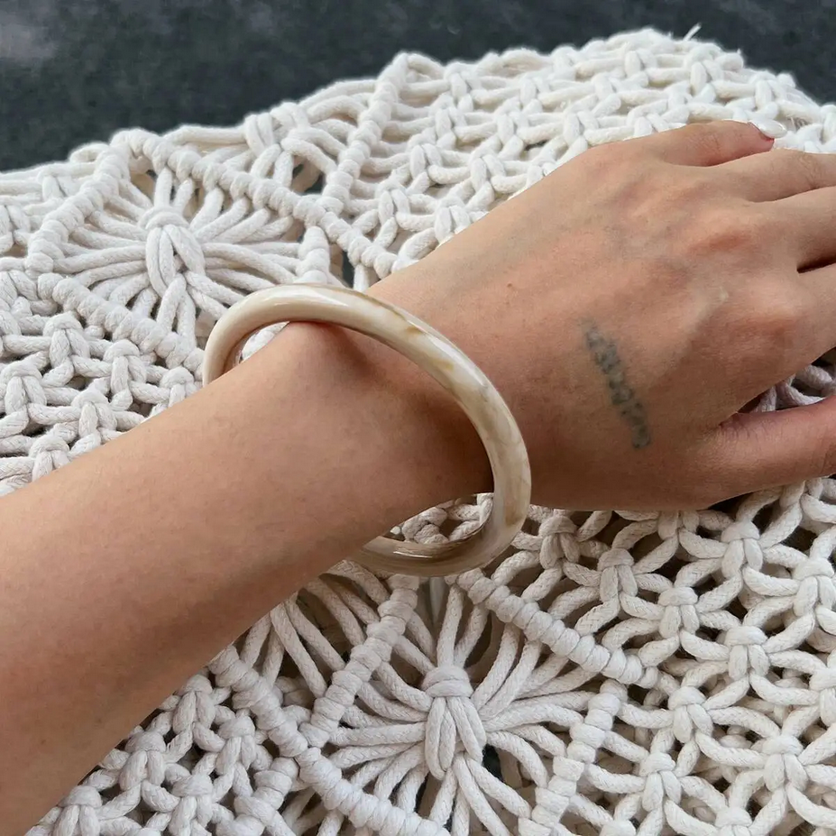 Stylish 3Pcs Boho Resin Bracelets Set