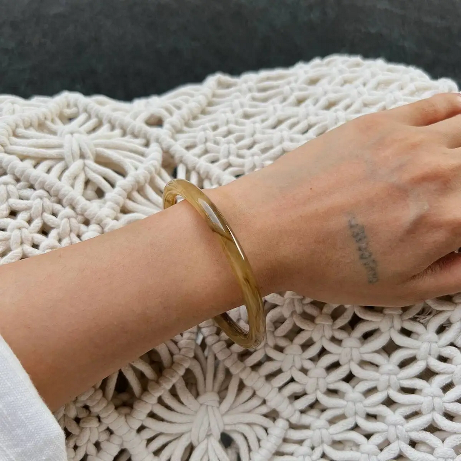 Stylish 3Pcs Boho Resin Bracelets Set