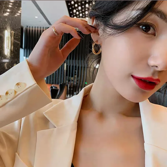 Elegant 925 Sterling Silver Woven Twist Earrings