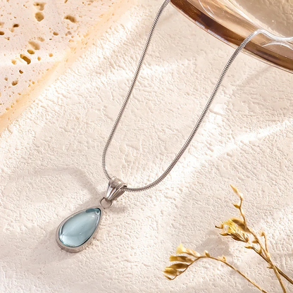 French Luxury Water Drop Necklace