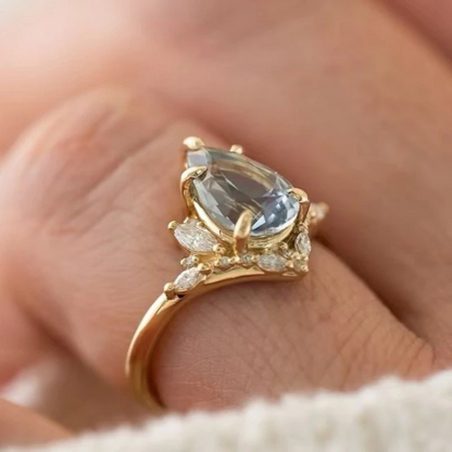 Sea Blue Gemstone Ring