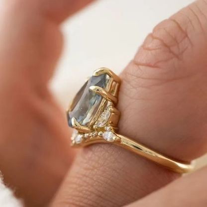 Sea Blue Gemstone Ring