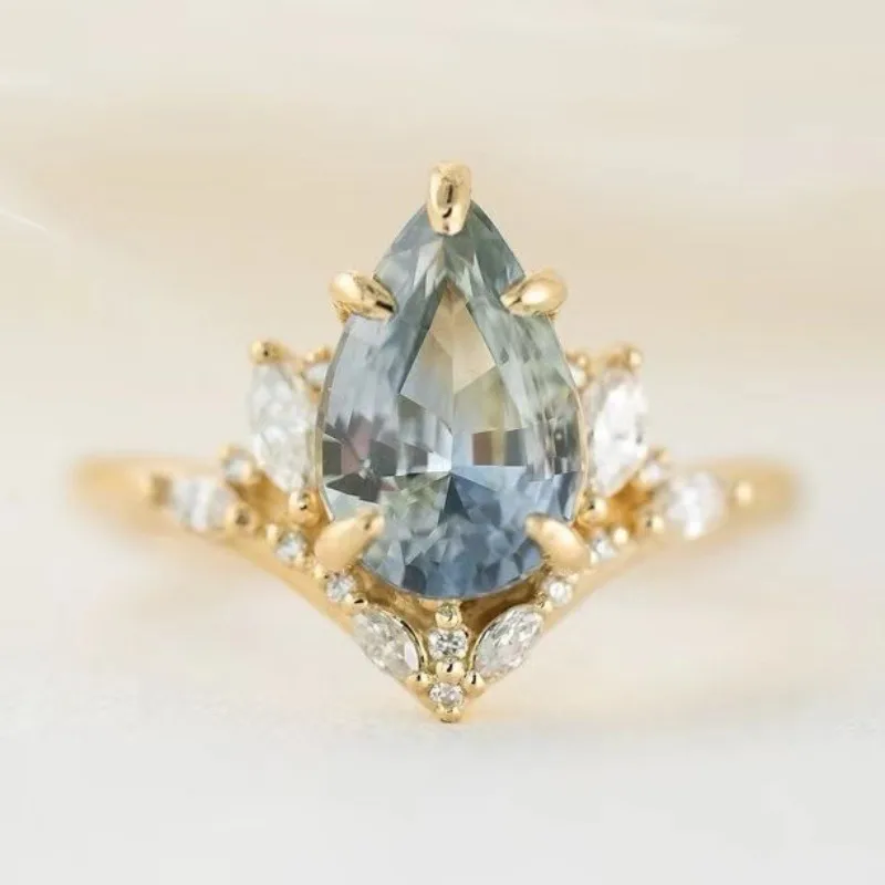 Sea Blue Gemstone Ring