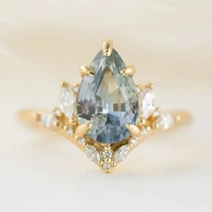 Sea Blue Gemstone Ring