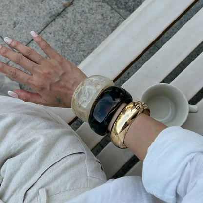 Bohemian Resin Acrylic BraceletBangle Set