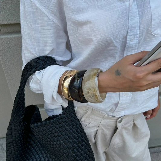 Bohemian Resin Acrylic BraceletBangle Set