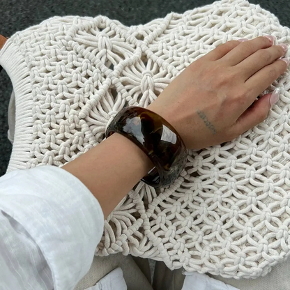 Bohemian Resin Acrylic BraceletBangle Set