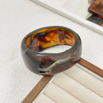 Bohemian Resin Acrylic BraceletBangle Set