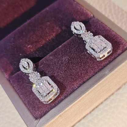 Elegant Silver Tone Earrings for Women