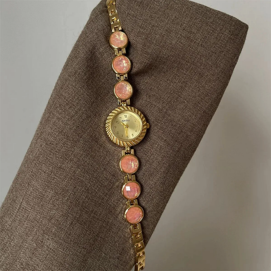 Classic Women’s Vintage Watch Luxury Gemstone