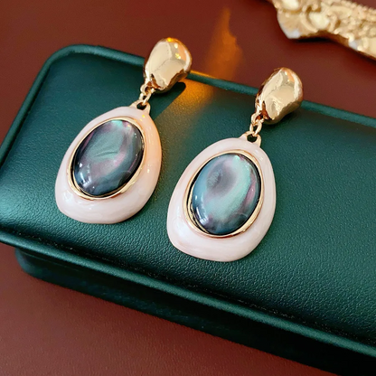 Stylish Aurora Resin Drop Earrings