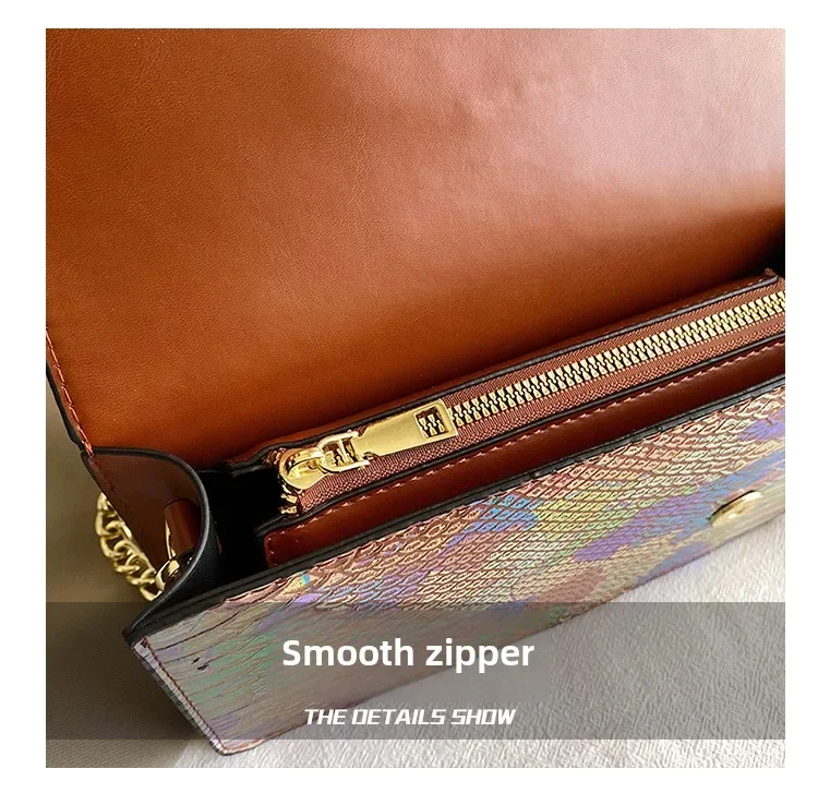 Stylish Rivet Leather Crossbody Bag