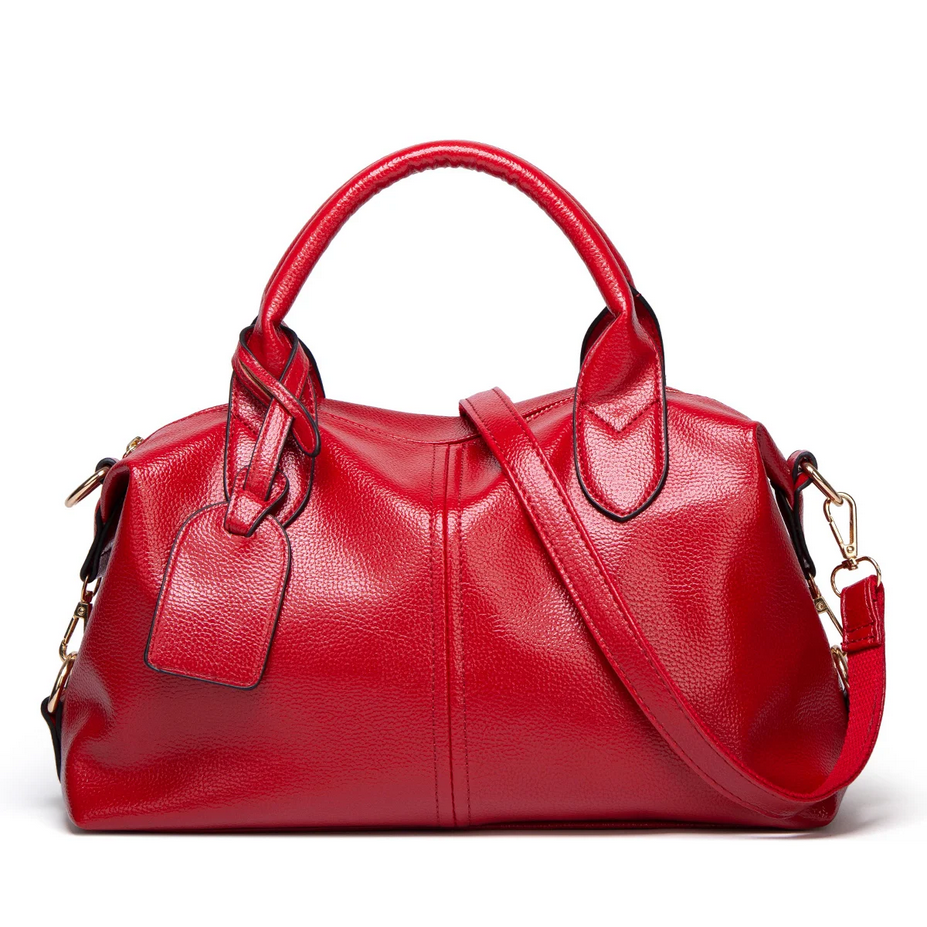 Elegant Large Capacity Leather Tote Bag for Women