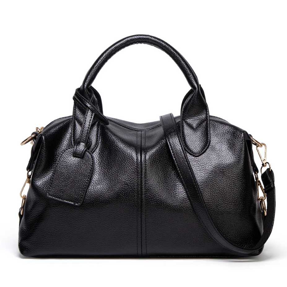 Elegant Large Capacity Leather Tote Bag for Women