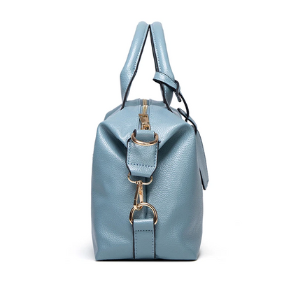 Elegant Large Capacity Leather Tote Bag for Women