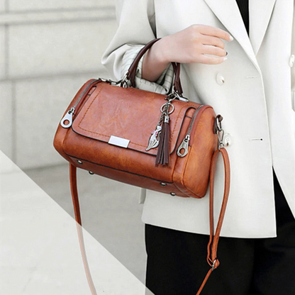 Tassel Decor Women’s Large Capacity Shoulder & Crossbody Bag