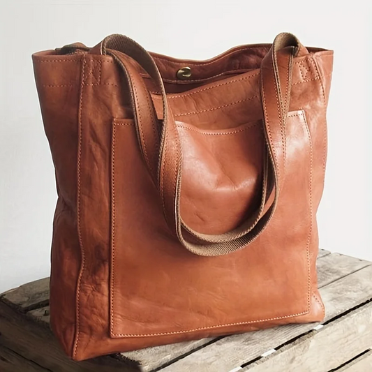 Women’s Vintage Suede Shoulder Bag Large Capacity Daily Tote