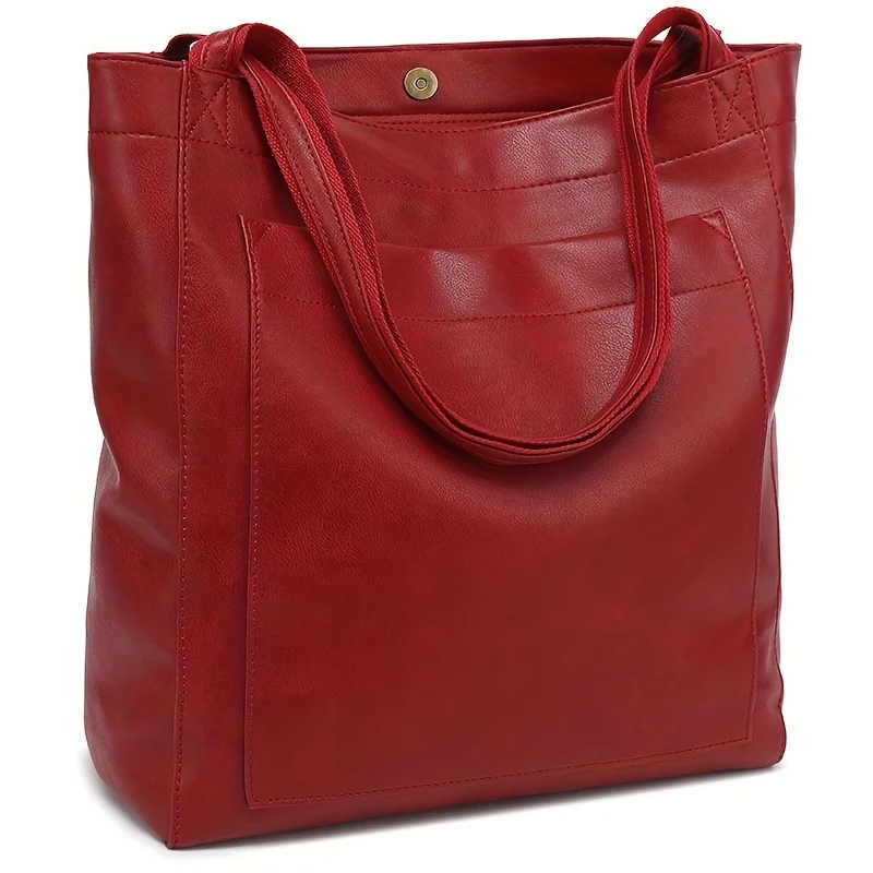 Women’s Vintage Suede Shoulder Bag Large Capacity Daily Tote