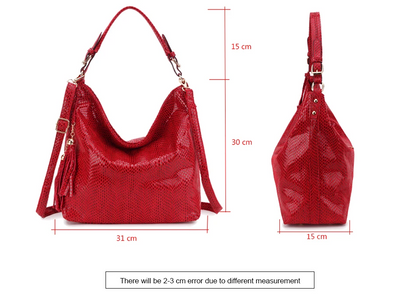 Chic and Versatile Premium Leather Shoulder Tote Bag