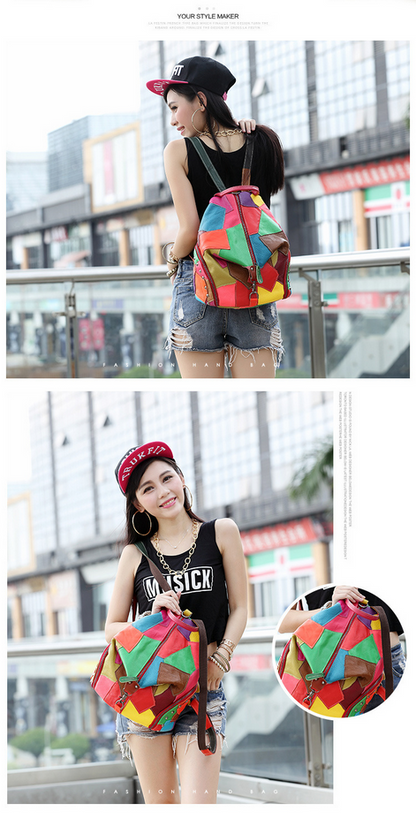 Premium Leather Backpack High Quality Designer Soft Handle Travel Bag