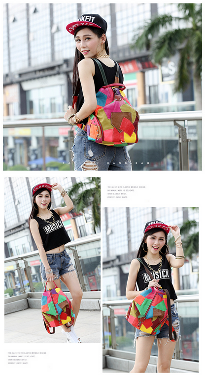 Premium Leather Backpack High Quality Designer Soft Handle Travel Bag