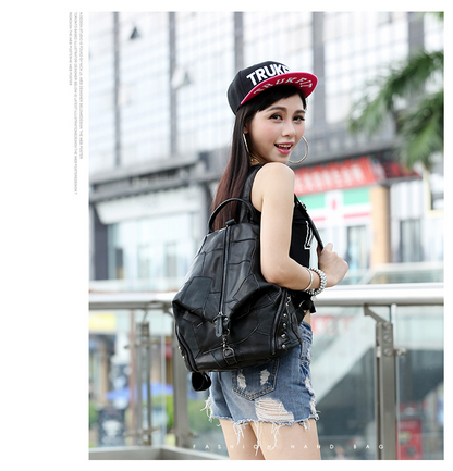 Premium Leather Backpack High Quality Designer Soft Handle Travel Bag