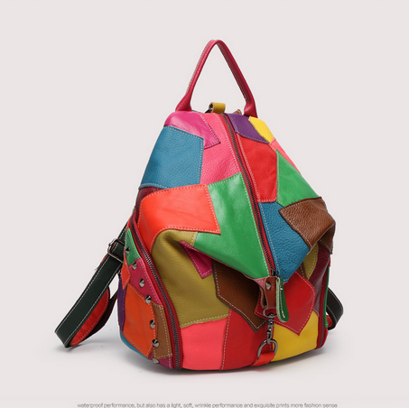 Premium Leather Backpack High Quality Designer Soft Handle Travel Bag