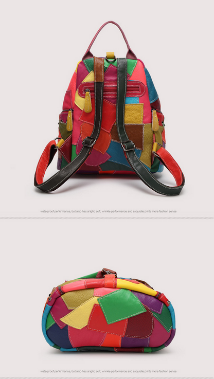 Premium Leather Backpack High Quality Designer Soft Handle Travel Bag