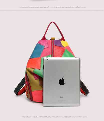 Premium Leather Backpack High Quality Designer Soft Handle Travel Bag