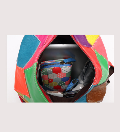 Premium Leather Backpack High Quality Designer Soft Handle Travel Bag