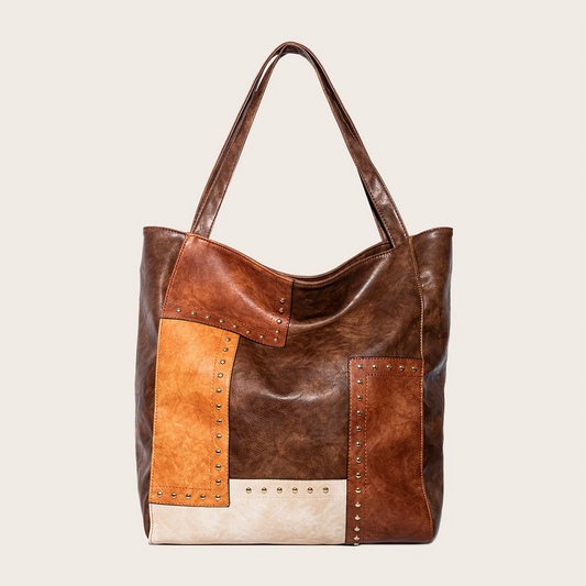 Chic Brown Women’s Luxury Leather Tote Shoulder Bag
