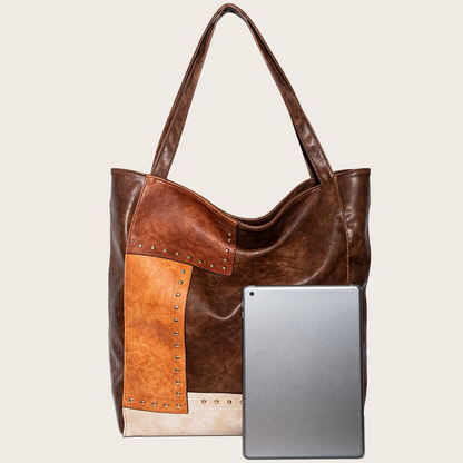 Chic Brown Women’s Luxury Leather Tote Shoulder Bag