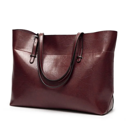 Classic Large Women’s Tote Leather Handbag