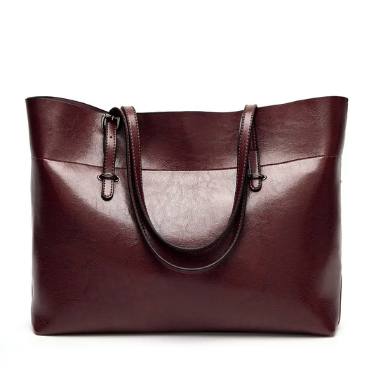 Classic Large Women’s Tote Leather Handbag