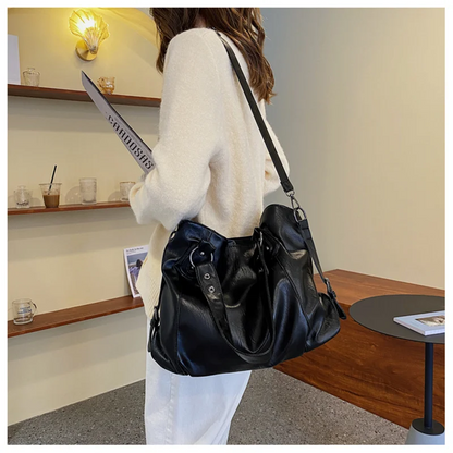 Women’s Leather Crossbody Tote Bag