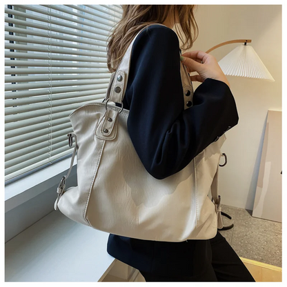 Women’s Leather Crossbody Tote Bag