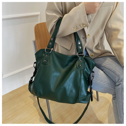 Women’s Leather Crossbody Tote Bag