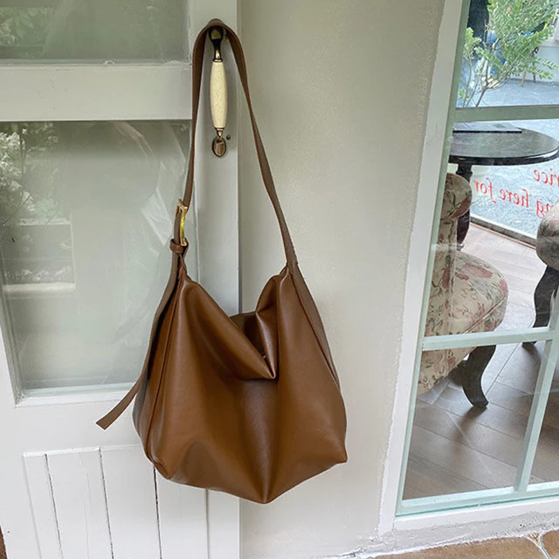 Women’s Leather Boston Shoulder Bag Fashion Casual Tote